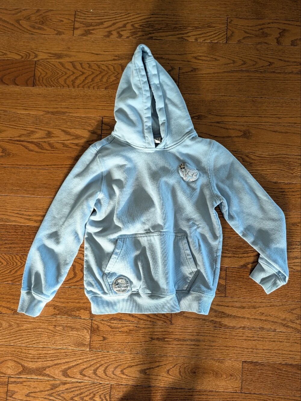Light Blue Kids GOAT USA Hoodie Sweatshirt - Size Large